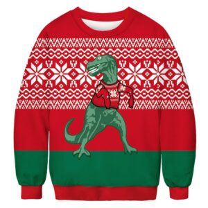 Unisex 3D Animal Sloth Print Christmas Sweatshirt