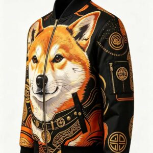 Trendy Unique Shiba Inu Jacket Coat | Casual All-Match Outerwear