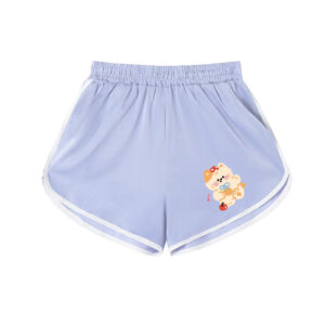 Original Sweet Bow Kitty Pattern Casual Workout Summer Dolphin Shorts